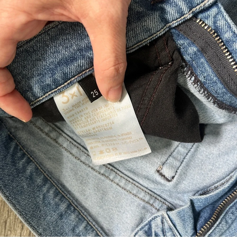 3x1 High Rise Spectrum Straight Jeans, Women’s 25 - Picture 4 of 9